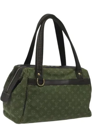 LOUIS VUITTON Femme, Pre-owned, Vert, Taille: ONE Size Pre-owned Toile sacs-main