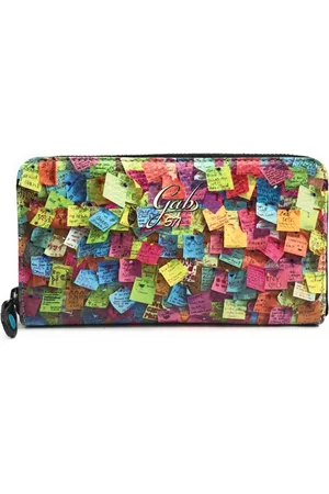 Gabs Femme, Accessoires, Multicolore, Taille: ONE Size Portefeuille long en cuir avec zip