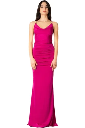 alma sanchez Femme, Robes, Rose, Taille: 42 FR Maxi Robes