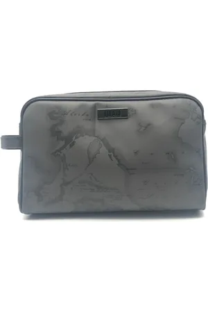 ALVIERO MARTINI 1A CLASSE Homme, Sacs, Gris, Taille: ONE Size Pochette Beauty Geo Classique