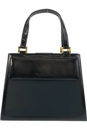 Saint Laurent Femme, Pre-owned, Noir, Taille: ONE Size Pre-owned Cuir sacs-main