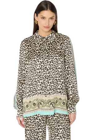 Berenice Femme, Blouses et Chemises, Multicolore, Taille: 38 FR Calijungle Chemise en viscose imprimé jungle