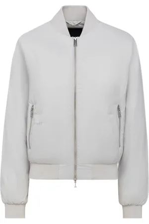 add Femme, Vestes, Gris, Taille: 38 FR Bomber Jacquard