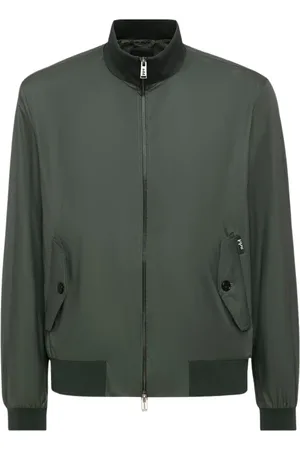 add Homme, Vestes, Vert, Taille: 2XL Blouson Bomber Léger Avec Détails EN Maille