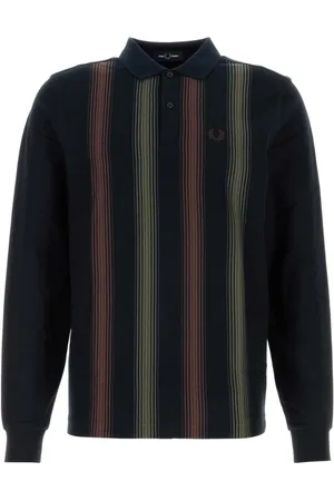 Fred Perry Homme, Tops, Multicolore, Taille: XL Polo en Piqué Brodé
