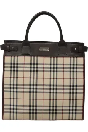 Burberry Femme, Pre-owned, , Taille: ONE Size Pre-owned Toile sacs-main