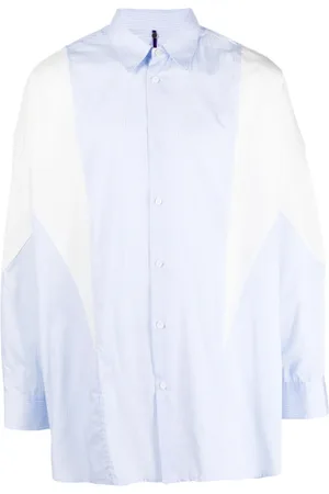 OAMC Homme, Chemises, Bleu, Taille: M Chemise à Rayures en Coton