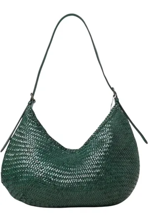 Dragon Diffusion Femme, Sacs, Vert, Taille: ONE Size Sac Bandoulière en Cuir Vert