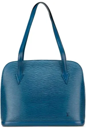 LOUIS VUITTON Femme, Pre-owned, Bleu, Taille: ONE Size Pre-owned Cuir sacs-louis-vuitton