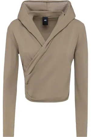 add Femme, Pulls, Brun, Taille: 44 FR Haut Tricoté Croisé