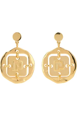 Paco rabanne Femme, Accessoires, Jaune, Taille: ONE Size Boucles d