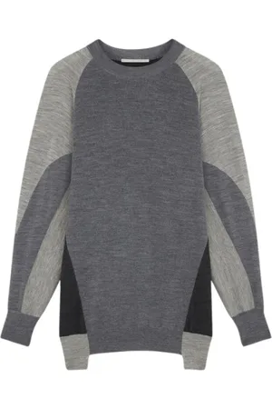 Stella McCartney Femme, Pulls, Gris, Taille: 32 FR Pull en Maille Élégant