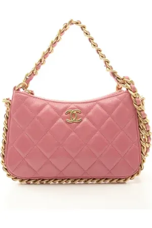 CHANEL Femme, Pre-owned, Rose, Taille: ONE Size Pre-owned Cuir sacs-bandouliere