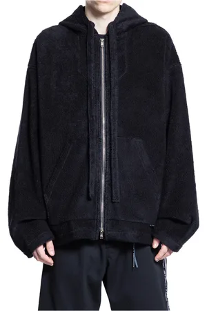 MASTERMIND Homme, Sweatshirts et sweats à capuche, Noir, Taille: L Sweat à Capuche en Polaire Noir avec Imprimé Crâne