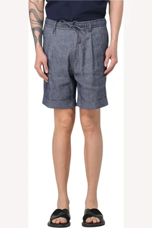 Paolo Pecora Homme, Shorts, Bleu, Taille: XL Short Casual Bleu avec Poches Latérales