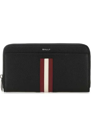 Bally Homme, Accessoires, Noir, Taille: ONE Size Portefeuille Classique en Cuir Noir