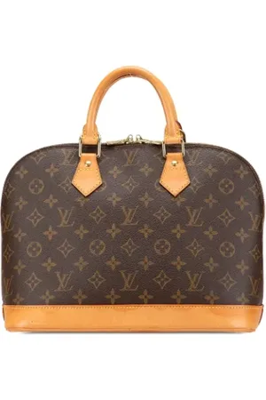 LOUIS VUITTON Femme, Pre-owned, Brun, Taille: ONE Size Pre-owned Toile sacs-main