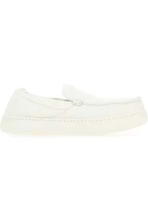 Ermenegildo Zegna Homme, Chaussures, Blanc, Taille: 41 EU Mocassins en Cuir Nappa Blanc