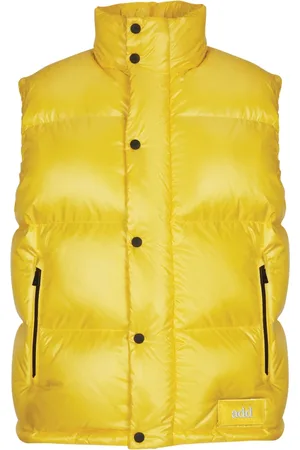 add Homme, Vestes, Jaune, Taille: M Gilet EN Nylon Brillant