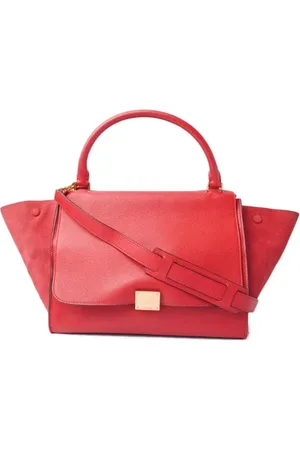 Céline Femme, Pre-owned, Rouge, Taille: ONE Size Pre-owned Cuir sacs-celine