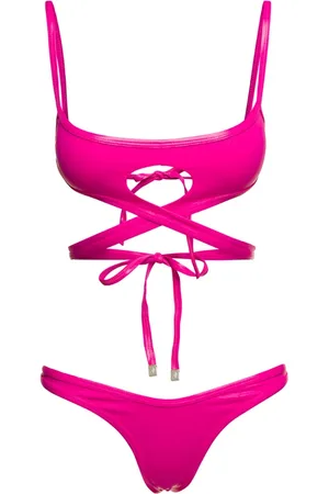 The Attico Femme, Maillots de bain, Rose, Taille: 38 FR Bikini
