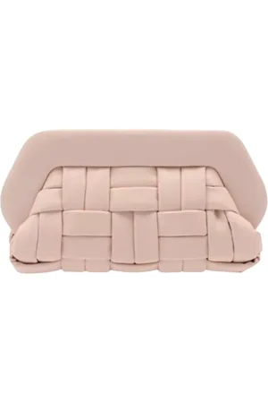 THEMOIRÈ Femme, Sacs, Rose, Taille: ONE Size Sac Rose en Cuir Tressé Bios