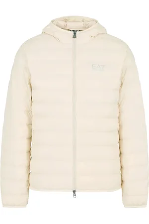 EA7 Homme, Vestes, , Taille: M Doudoune à capuche - Blanc