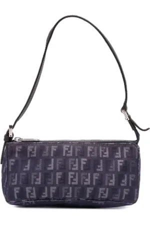 Fendi Femme, Pre-owned, Bleu, Taille: ONE Size Pre-owned Denim sacs-fendi