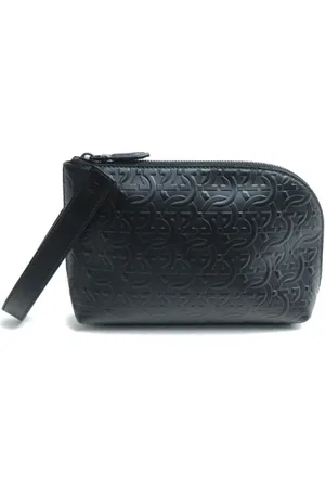 Salvatore Ferragamo Femme, Pre-owned, Noir, Taille: ONE Size Pre-owned Cuir pochettes-minaudieres