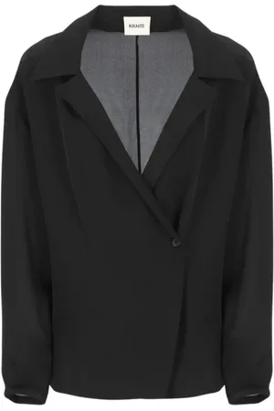 Khaite Femme, Blouses et Chemises, Noir, Taille: 38 FR Haut Élégant à Manches Longues en Mélange de Soie