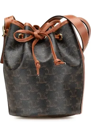 Céline Femme, Pre-owned, Brun, Taille: ONE Size Pre-owned Cuir sacs-bandouliere