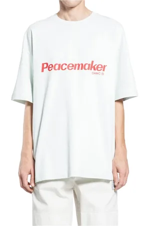 OAMC Homme, Tops, Blanc, Taille: 2XL T-shirt Fleur de la Paix