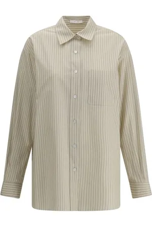 The Row Femme, Blouses et Chemises, , Taille: 36 FR Chemise Élégante à Rayures en Coton