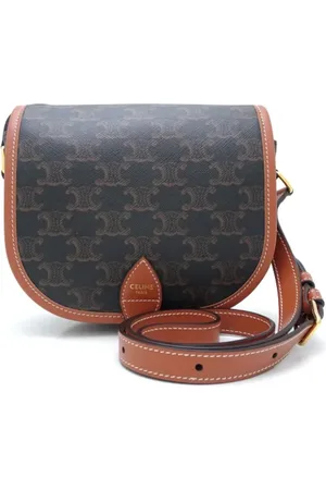 Céline Femme, Pre-owned, Brun, Taille: ONE Size Pre-owned Cuir sacs-celine