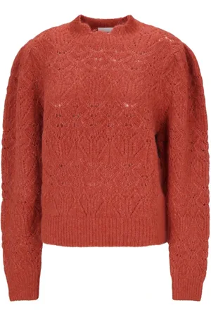 Isabel Marant Femme, Pulls, Rouge, Taille: 42 FR Pull Orange Restez Confortable Garde-Robe Hivernale