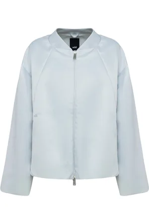 add Femme, Vestes, Bleu, Taille: 34 FR Bomber EN Satin Double