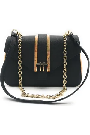 ALVIERO MARTINI 1A CLASSE Femme, Sacs, Noir, Taille: ONE Size Sac bandoulière classique à imprimé géo