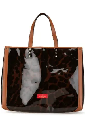 VALENTINO Femme, Pre-owned, Brun, Taille: ONE Size Pre-owned Plastique cabas