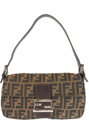 Fendi Femme, Pre-owned, Brun, Taille: ONE Size Pre-owned Toile sacs-fendi