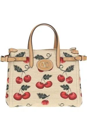 VALENTINO GARAVANI Femme, Sacs, , Taille: ONE Size Sac Fourre-tout Jacquard Cherryfic