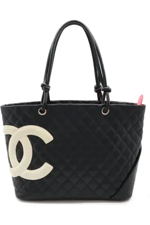 CHANEL Femme, Pre-owned, Noir, Taille: ONE Size Pre-owned Cuir cabas