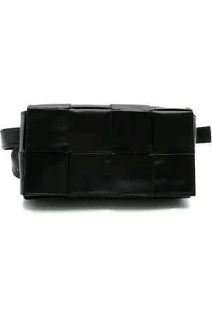 Bottega Veneta Homme, Pre-owned, Noir, Taille: ONE Size Pre-owned Cuir sacs-bandouliere