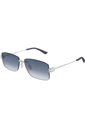 Bottega Veneta Homme, Accessoires, Gris, Taille: 58 MM Lunettes de soleil élégantes Bv1126S couleur 005
