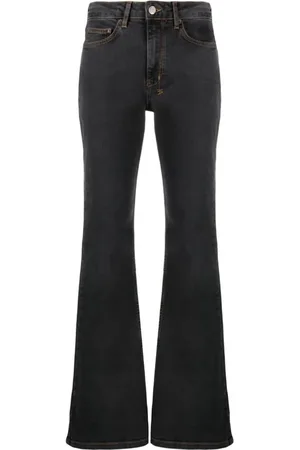 KSUBI Femme, Jeans, Noir, Taille: W25 Jean Droit Raven Noir