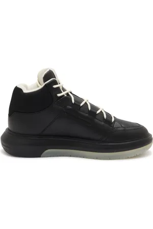 Emporio Armani Homme, Chaussures, Noir, Taille: 43 1/2 EU Chaussures Emporio Baskets Noires