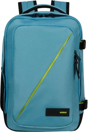 American Tourister Unisex, Sacs, Bleu, Taille: ONE Size Sac à dos cabine pratique et fonctionnel
