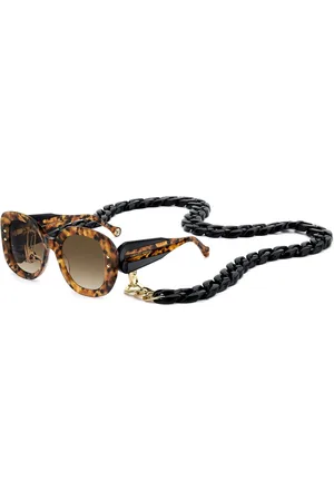 Carolina Herrera Femme, Accessoires, Brun, Taille: 53 MM Lunettes de soleil