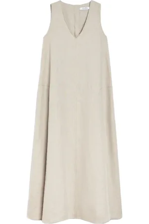 Max Mara Femme, Robes, , Taille: 38 FR Robe Évasée en Lin