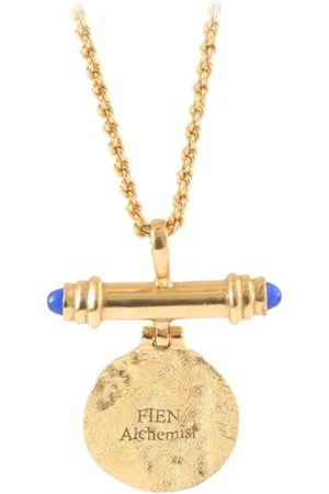 Alchemist Femme, Accessoires, Jaune, Taille: ONE Size Collier médaillon