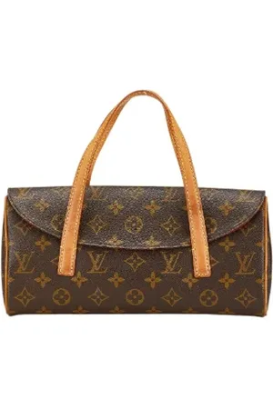 LOUIS VUITTON Femme, Pre-owned, Brun, Taille: ONE Size Pre-owned Toile sacs-main